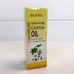 100% Pure ORGANIC CASTOR OIL Pressed Unrefined HAIR Lashes GROWTH  Moisturizer